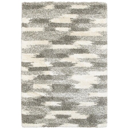 Oriental Weavers Area Rugs, Henderson 565J9 10X13 Rectangle - Grey/ Ivory-Polypropylene H565J9300390ST
